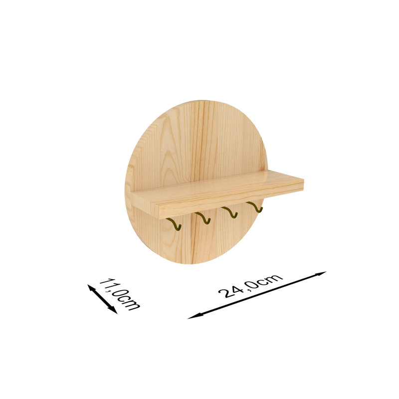 Locelso Wood Floating Shelf