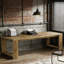 Bureau spacieux, bureau d'ordinateur, table de conférence, poste de travail double-1045525937