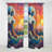Bennet - Japan Art Abstract Blackout Curtain - 1 Panels-89360296