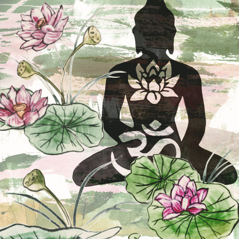 Path To Enlightenment II by Melissa Wang - Wrapped Canvas Painting, 30cm H x 30cm W