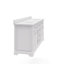 Meuble-lavabo de comptoir en marbre blanc de 72 po avec robinet et miroir Derby-28893361