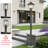 7 Ft. Black Aluminum Outdoor Lamp Post