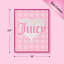 Tableau en boîte d'ombre Juicy Couture-135637076-135637094