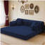 Canapé-lit convertible, canapé-lit pliant en velours côtelé à structure fixe, canapé-lit de salon pour chambre à coucher (bleu)-998666667