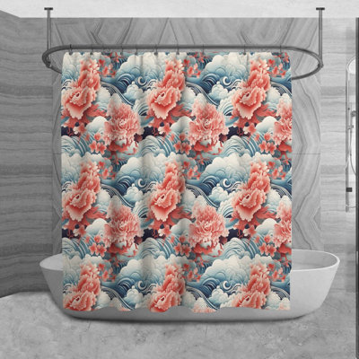 Iancarlo Microfiber Shower Curtain