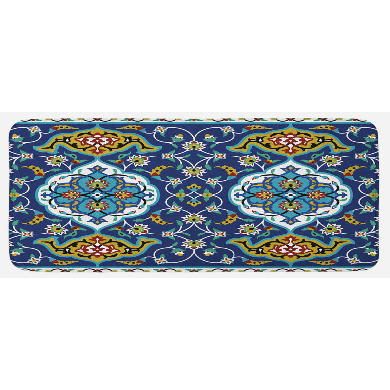Eclectic Polyester Kitchen Mat