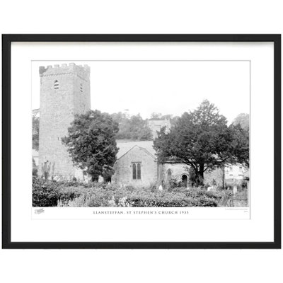 Llansteffan, St Stephen's Church 1935 1 Piece Single Picture Frame Wall Art