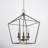 Gunn 6-Light Dimmable Lantern Geometric Chandelier-1929433084
