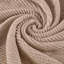 Ensemble de 6 serviettes 6 pièces 100% coton à séchage rapide en diagonale 6 pièces, beige