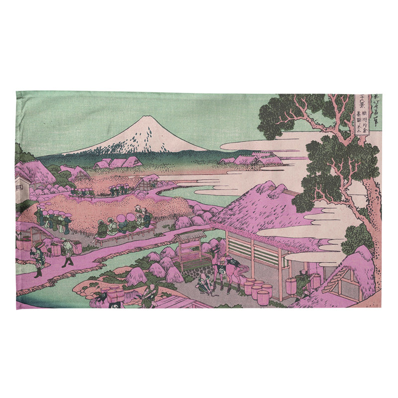 Hague Tea Towel Kitchen Towel, Poly Twill, Pink