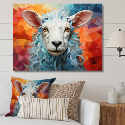 " Sheep Serenity Geometric "
