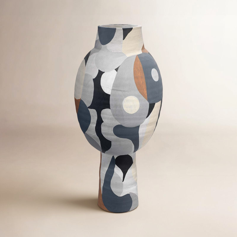 Vase de table en céramique Ventina MULTI 19 po