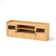 59'' Media Console With Glass Fronted Doors And Bottom Drawer