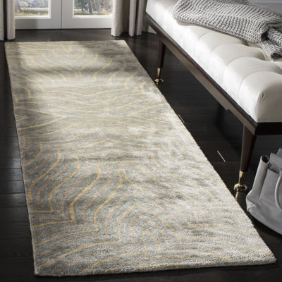 Chiara Hand-Tufted Wool Blue/Ivory Area Rug