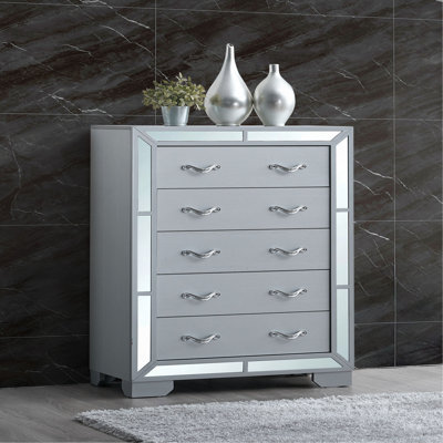 Commode moderne, argent