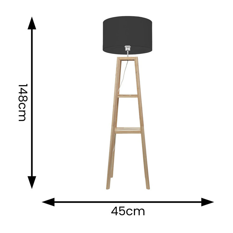 Ernstville 131cm Traditional Floor Lamp