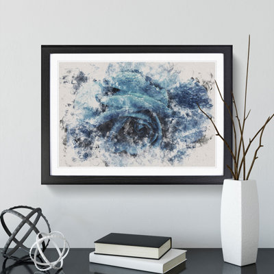 Blue Rose Flower Vol.1 - Picture Frame Graphic Art