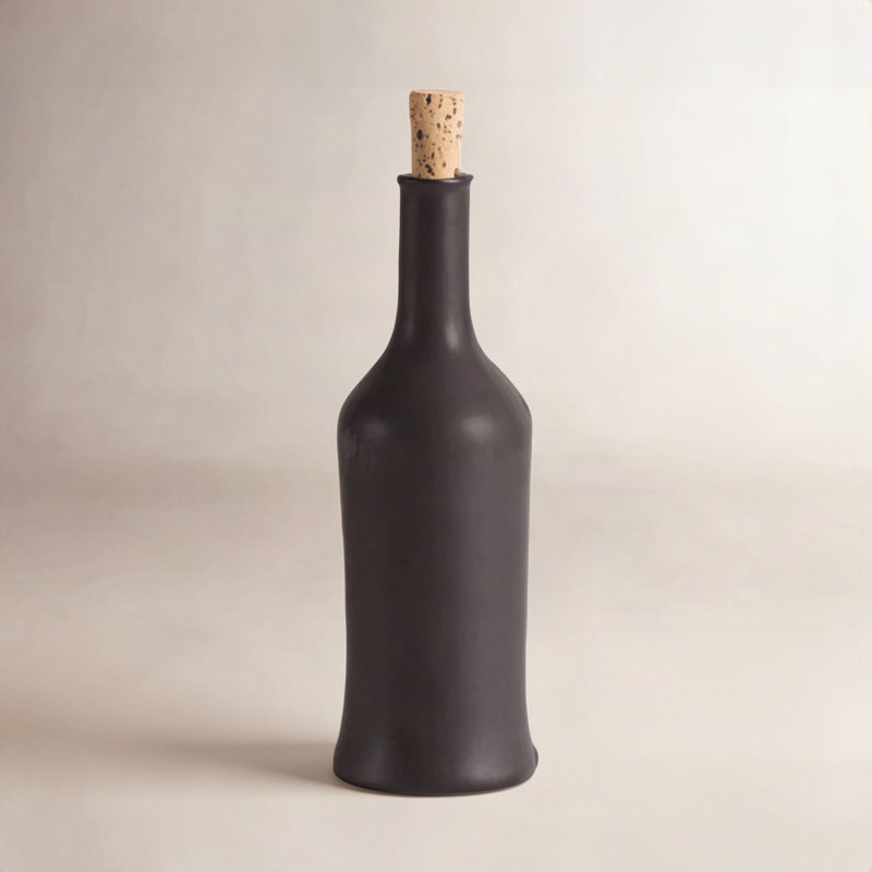 Distributeur d'huile d'olive | Brutto 21 oz - Lin, Noir