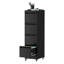 Classeur vertical verrouillable à 4 tiroirs en métal sur roulettes - Armoire verrouillable robuste pour la maison et le bureau, P 17,71 po x l 15,16 po x H 52,28 po-628164712