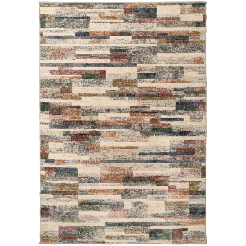 Tapis brun Mercado, Rectangle 7 pi 10 po x 10 pi 10 po