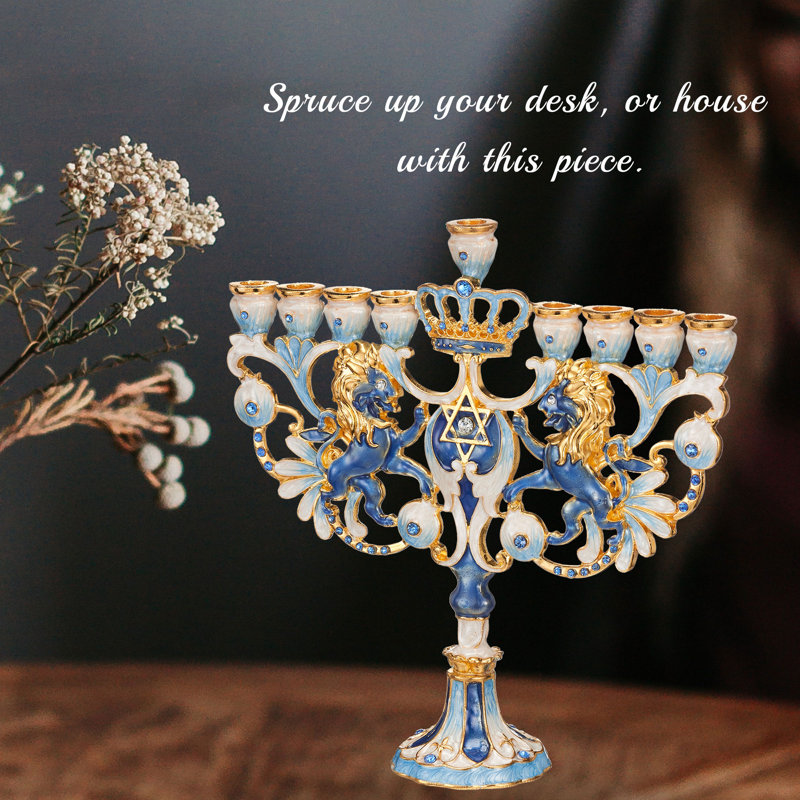 Pewter Menorah
