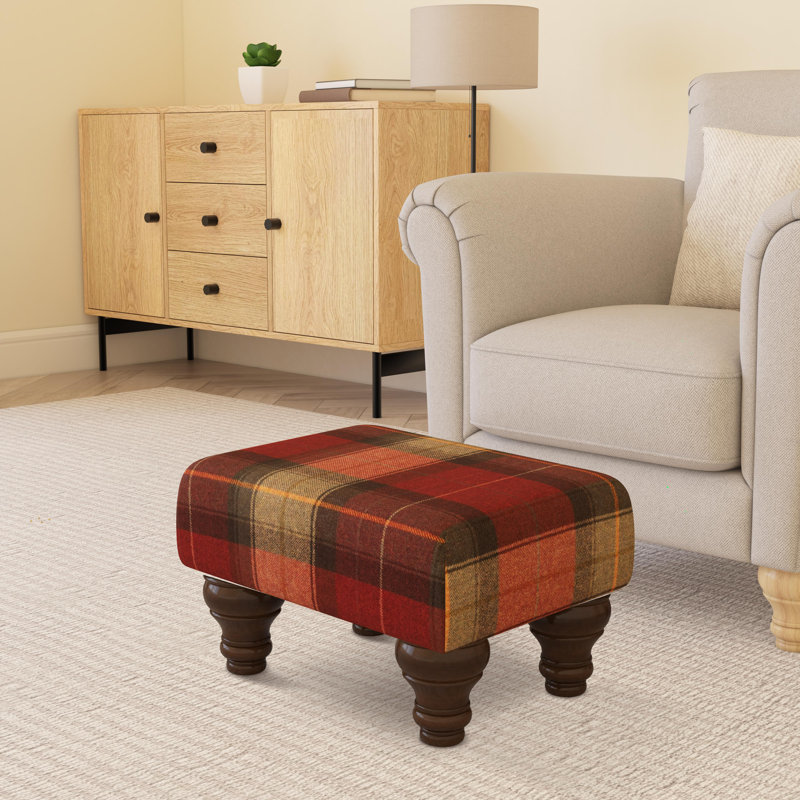 Manufactured Wood Accent Stool, Mahogany