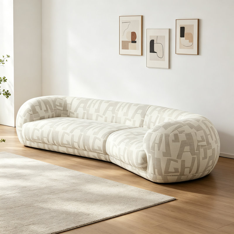 Italian Light Luxury Fabric Sofa