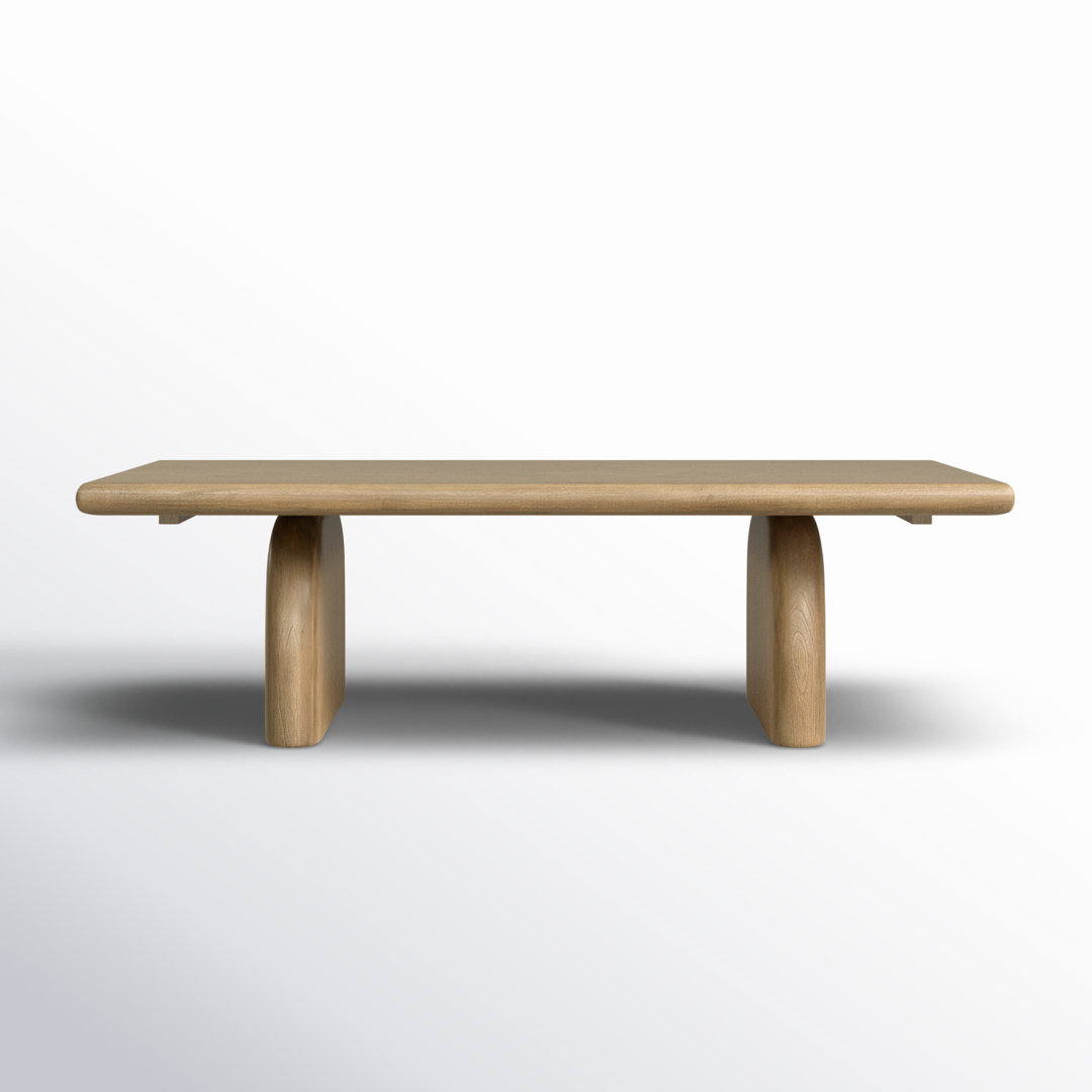 Fen Solid Wood Top Single Coffee Table AllModern