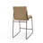 Availese Madison Metal Frame Counter Stool In Honey Synthetic Leather-1518851140