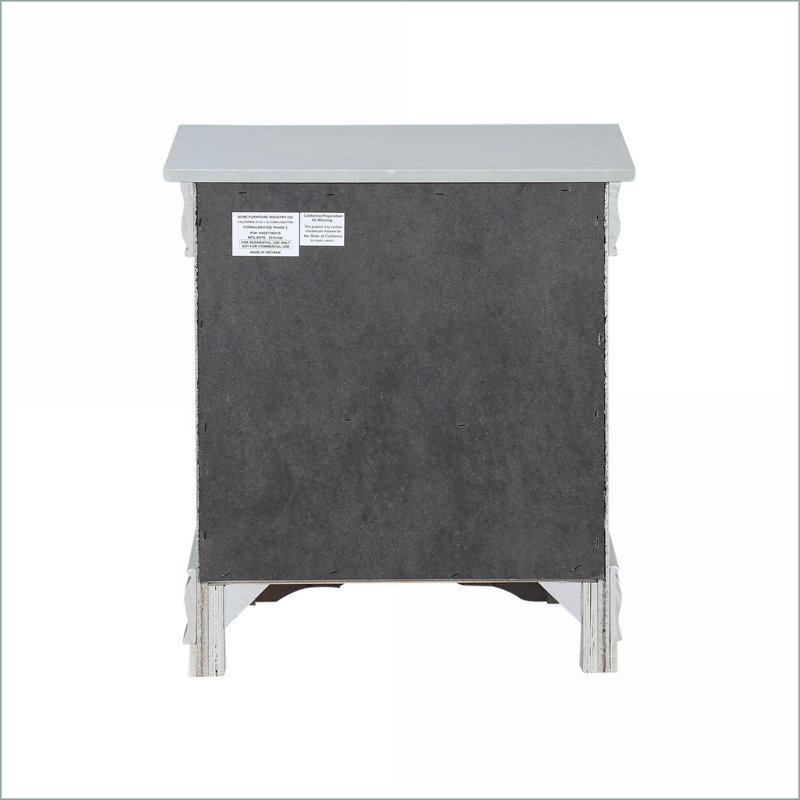 Table de chevet 1 tiroir Louis Philippe III Platinum