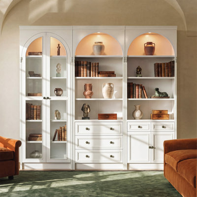 86.6'' H X 94.5'' W Arched Display Cabinet