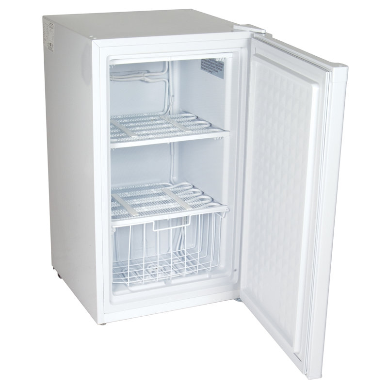 3.1 Cu. Ft. Upright Freezer with Adjustable Temperature Control, Garage-Ready,Reversible Door, and Removable Storage Baskets