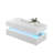 Foldable Coffee Table With Drawers And Adjustable Height Option, White Rectangular Drawer Efficiency