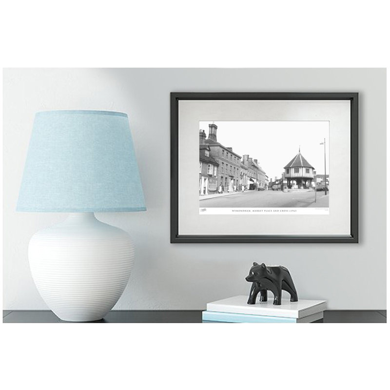Wymondham, Market Place And Cross C1965 by Francis Frith - Single Picture Frame Print, 60cm H x 80cm W x 2.3cm D