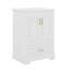 Meuble-lavabo 24 po avec lavabo, 1 tiroir divisé et 2 portes à fermeture douce avec double tablette sur la porte
