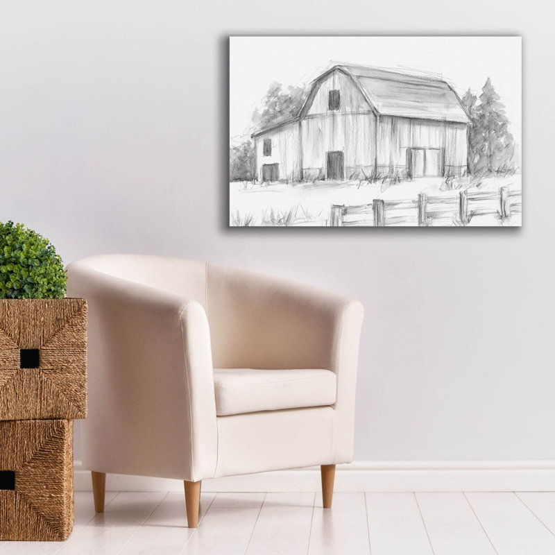 'Barn Study 2' by Ethan Harper Canvas Wall Art, 26" H x 40" W
