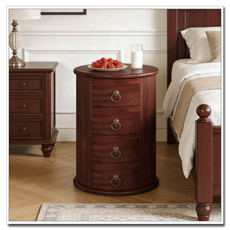 Table de chevet en bois, table d'appoint