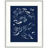 Indigo Template Coastal Motif 9 Print