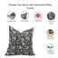 Coussin décoratif en lin Green Block-1516543198