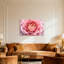 Plantes et fleurs, impression de motif floral rose-1309835697