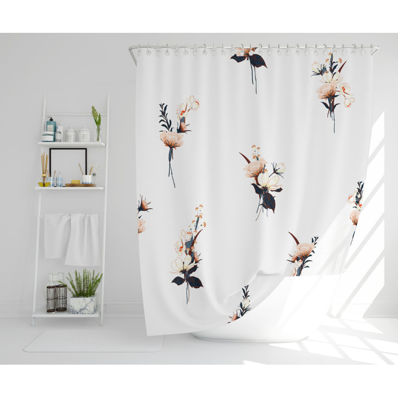 Paulding Polyester Shower Curtain Set, 168cm H x 168cm W