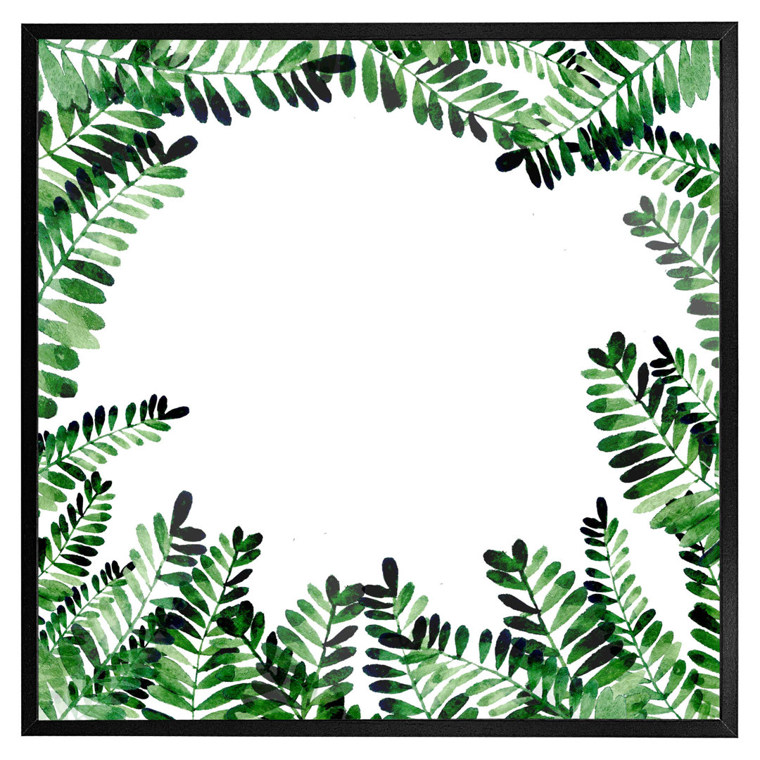 Garnon Green Botanical Leaves - Single Picture Frame Art Prints