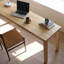 Bureau rectangulaire en bois massif Burlywood-1063105209-1063105212