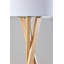 Harcourt 63'' Solid Wood Floor Lamp-768635927
