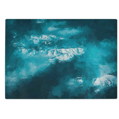 Glass Mountain Tops in Romania in Abstract Chopping Board