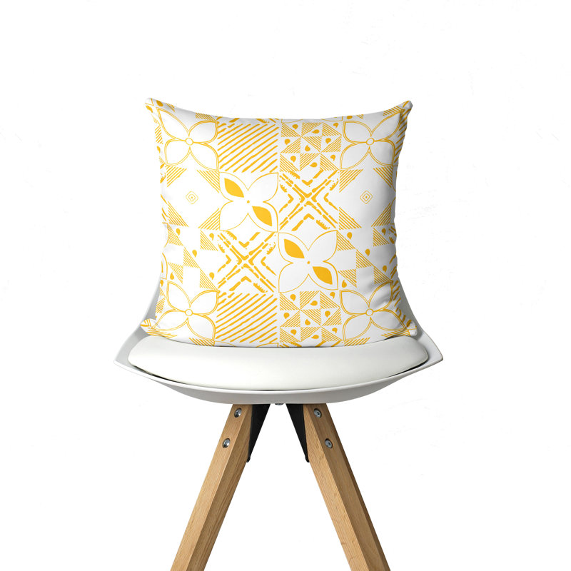 Housse de coussin d'intérieur Naomi, 18" x 18"