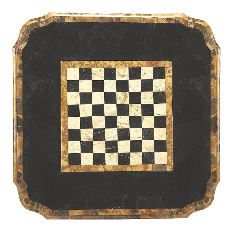 Carlyle Fossil Stone Game Table