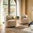 Bolton 34" W Upholstered Swivel Barrel Chair-472380534