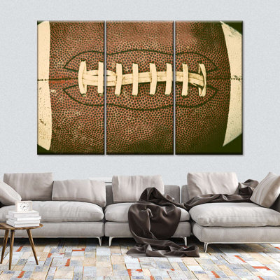 " Old Football " 3 - Pieces