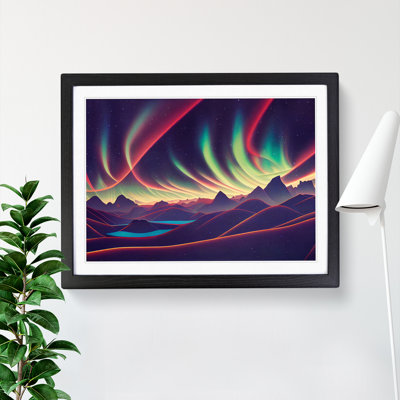 Alluring Northern Lights - Single Picture Frame Print